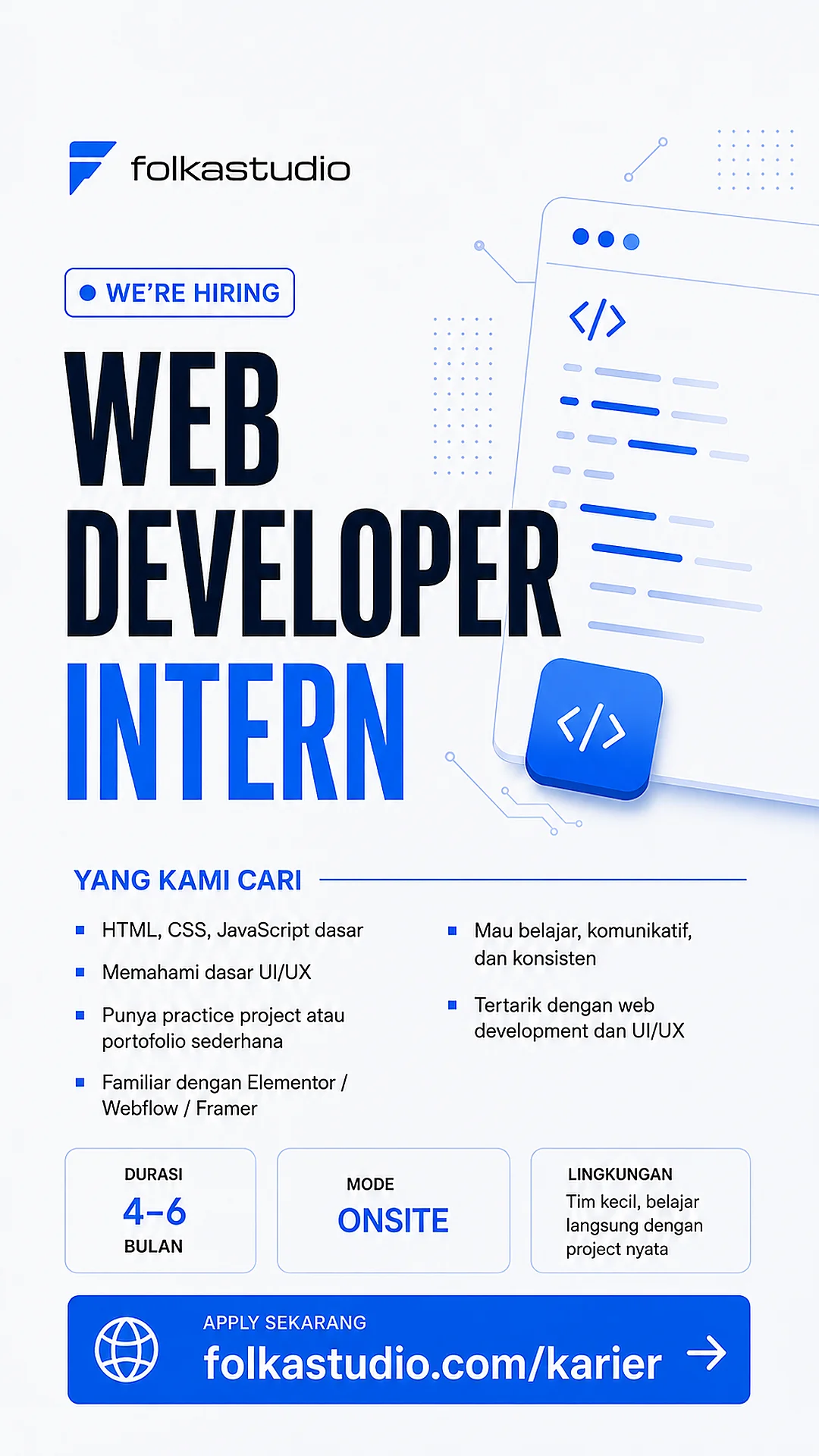 Website Developer (Unpaid Intern)