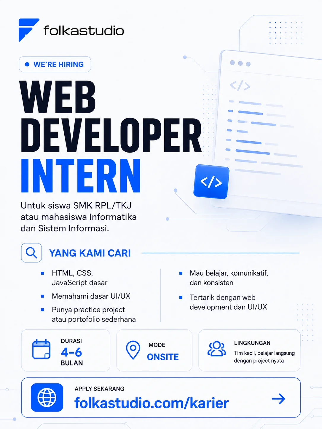 Website Developer (Intern)